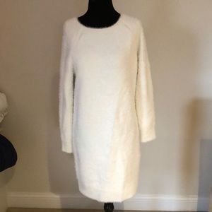Angora sweater dress
